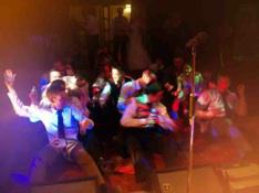 Party guests having a great time