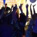 crowd dancing to wedding band